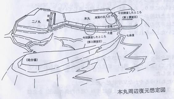 「桑折西山城現地説明会」にて⑥～南側の調査区②(空堀跡) _a0087378_3532132.jpg