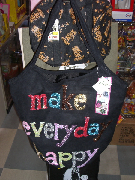 Make Everyday Happyの大っきなトートバッグ : Toy&Collectables,Vintage RPM blog ４５rpmの大きなトートバッグ