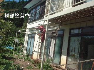 塗装工事とブロック解体_f0031037_2047583.jpg