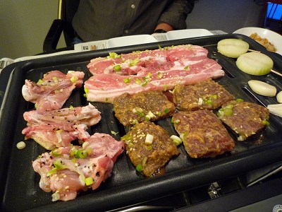 自宅で焼肉_c0149312_850783.jpg