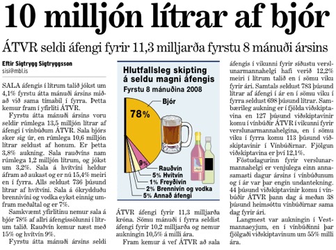 アイスランドのアルコール飲料消費第一位はビール！二位は赤ワイン_c0003620_16351472.jpg