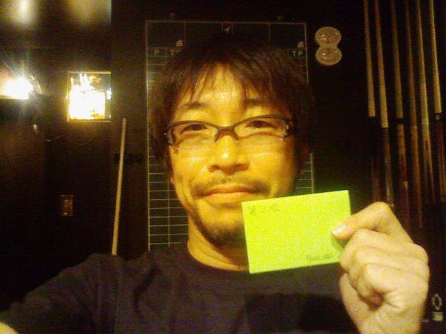 ●9ボールシングルマッチ2位ヽ(´▽`)/_a0033733_1910107.jpg