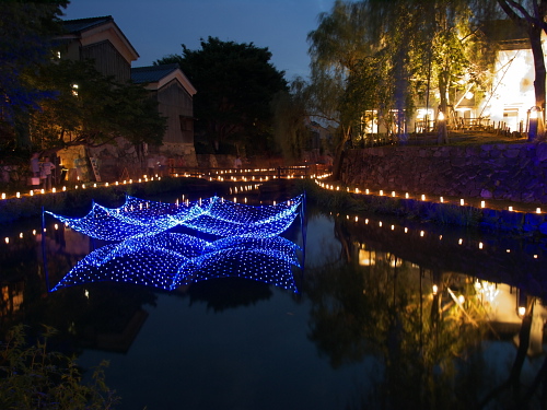 夜の八幡堀_e0080133_2291366.jpg