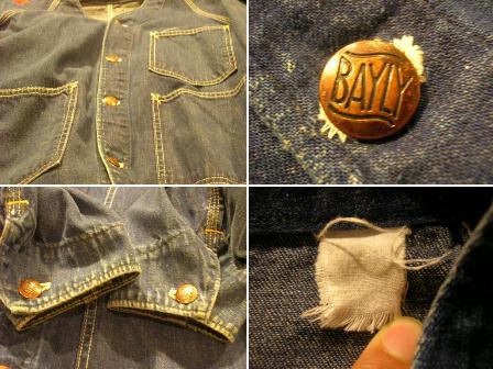 Vintage 50s  BAYLY Engineer Denim Jkt_c0177238_15312112.jpg