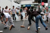 STOMP来日イベント STOMPとお掃除＠下北沢_f0187706_15472426.jpg