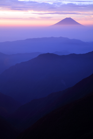 北岳からの夜明け_f0081726_9101692.jpg