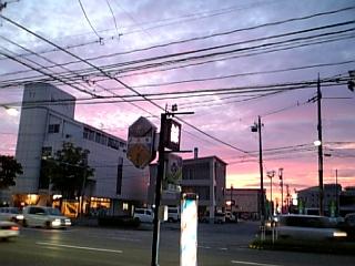 夕焼け_e0145332_6564136.jpg