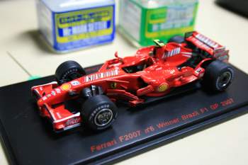1/43 フェラーリF2007 キミ・ライコネン 2007年 ブラジルGP優勝