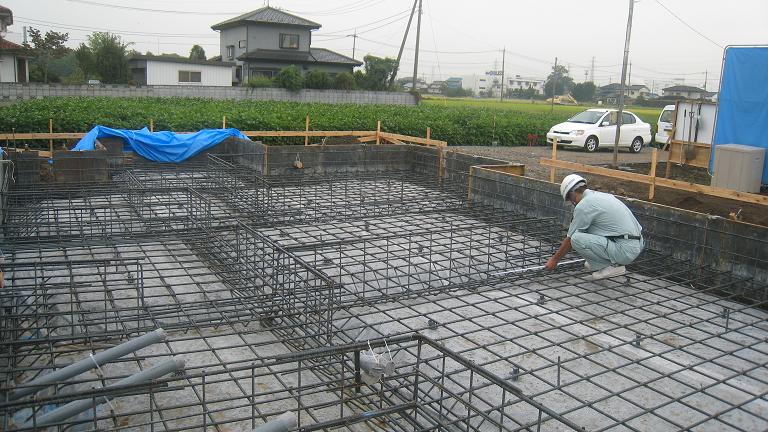 見晴らしがいいですね 配筋検査_a0107574_15511493.jpg