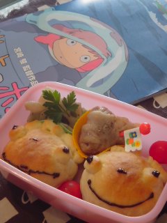 CAFE kobeyaと・・・型の中のポニョ。_f0177295_9194638.jpg