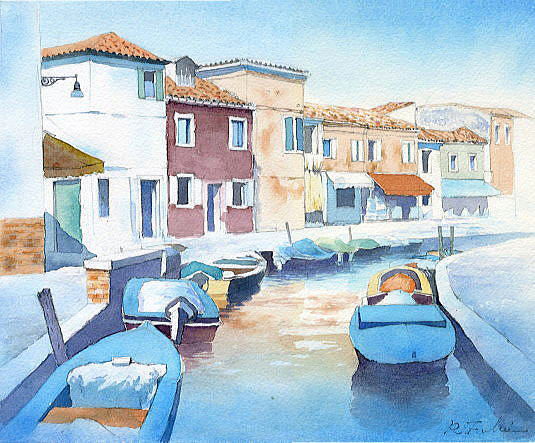 ベネチアの風景 福井良佑の水彩画 Watercolor Terrace ベネチアの風景 福井良佑の水彩画 Watercolor Terrace
