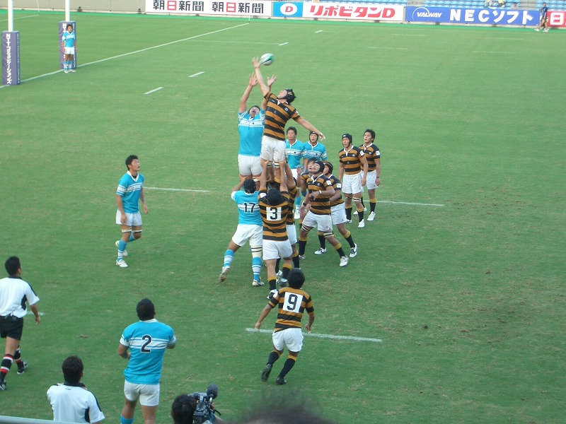大学ラグビー「慶応VS筑波」観戦_f0141310_15442475.jpg