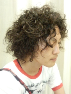 ソフトアフロパーマ風 代官山隠れ家ヘアサロンsou ハードスタイル