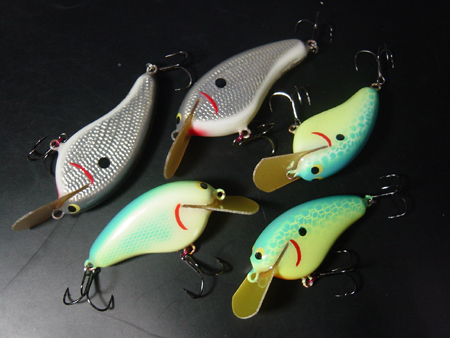 Ron E.Bee crank bait : No.04 FD-Custom baits/R.S.D.I.；Balsa