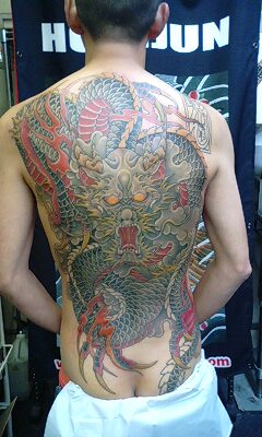 刺青 背中 龍 彫じゅん 名古屋 : 俺の道 ーKAMINARI 刺青 背中 龍 彫じゅん 名古屋 : 俺の道 ーKAMINARI