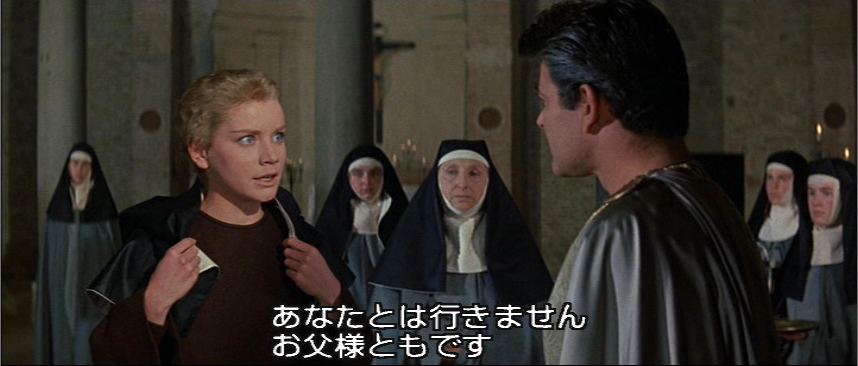 ドロレス・ハート（Dolores Hart）「剣と十字架」（1961）_e0042361_2254239.jpg