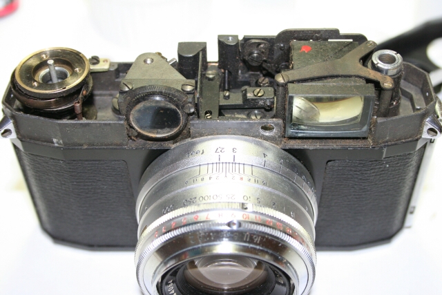 ファインダーの掃除 / Topcon 35L : いこんた日記 ファインダーの掃除 / Topcon 35L : いこんた日記