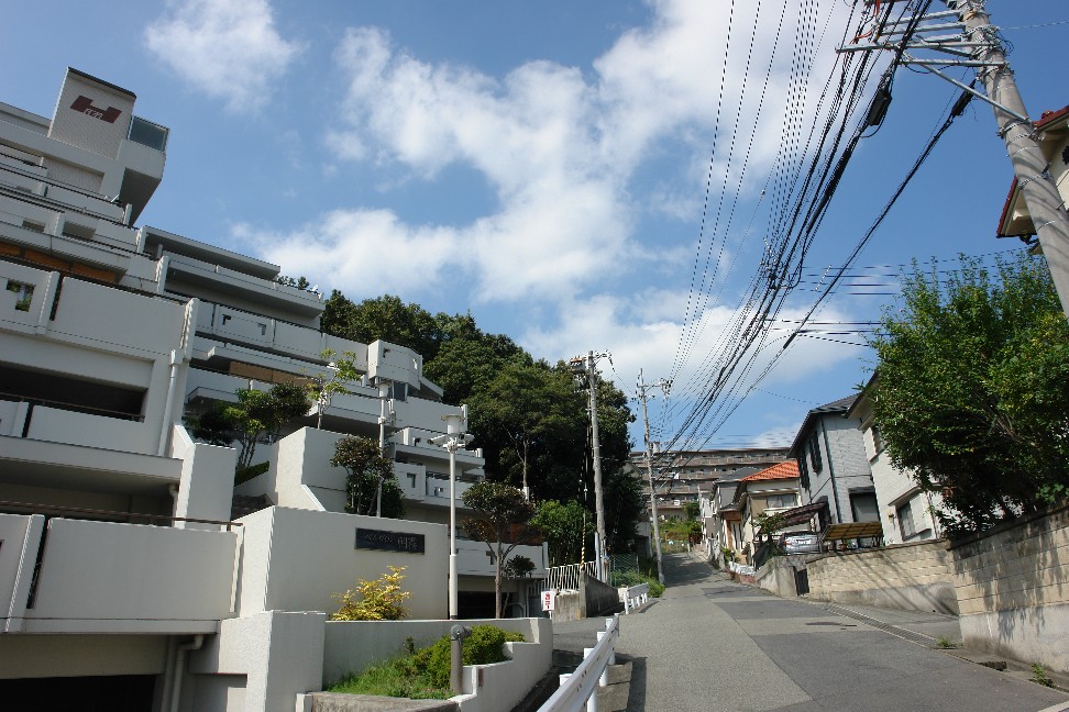 明舞団地に行ってきた!(7) 朝霧丘から見る松が丘_b0088444_23562246.jpg