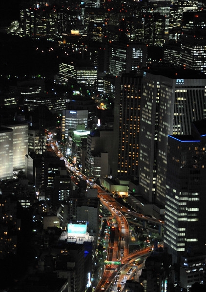 夜景　〈東京・六本木ヒルズ、スカイデッキより〉_f0033161_21542543.jpg