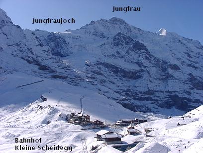 Grindelwald 5 ~ Kleine Scheidegg 快晴の山_d0144726_2134334.jpg