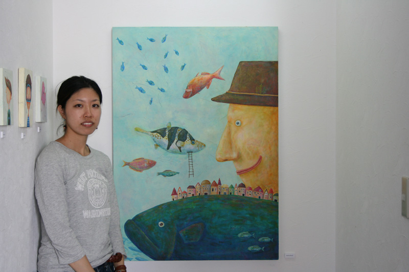 田村園さん展覧会 At ロックグリーンカフェ Seigoのプチアートワールド