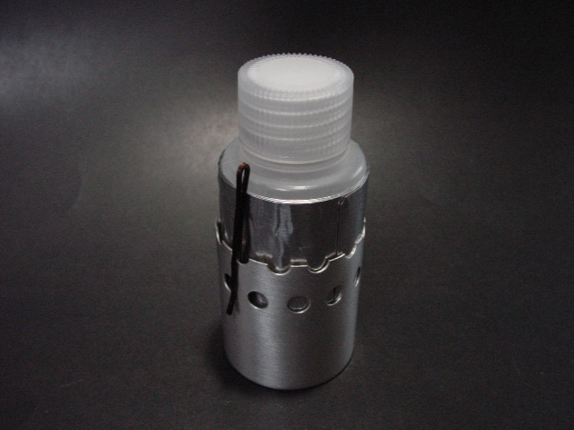 alcohol stove【極小】サイドB combo // 風防の巻き方など_f0113727_6274371.jpg