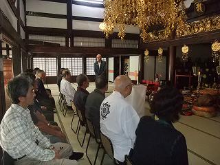 「毘沙門天ご開帳10年」と梶山・永井方丈様を偲ぶ会_b0092684_414944.jpg