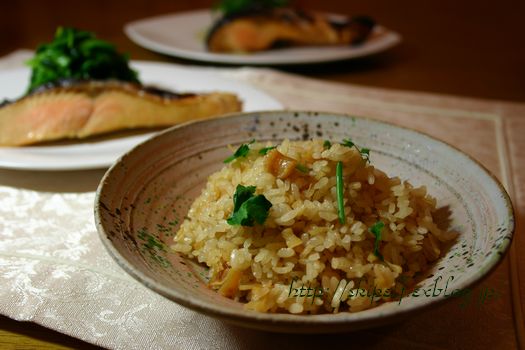 干し貝柱炊き込みご飯_c0134734_12272359.jpg