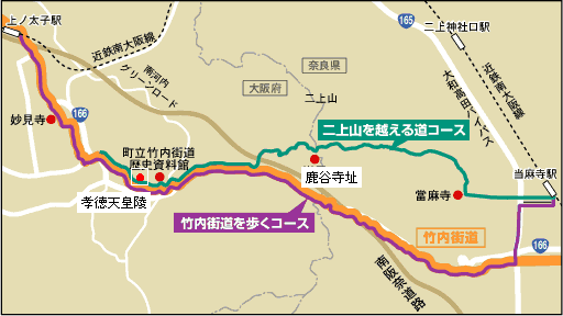 竹ノ内街道・河内飛鳥探訪(08.10.12)①竹ノ内街道1・・・_a0016431_15143112.gif