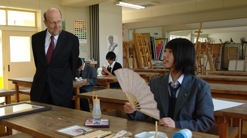 ドキュメント姉妹校提携調印式２　授業見学_b0108779_21221364.jpg