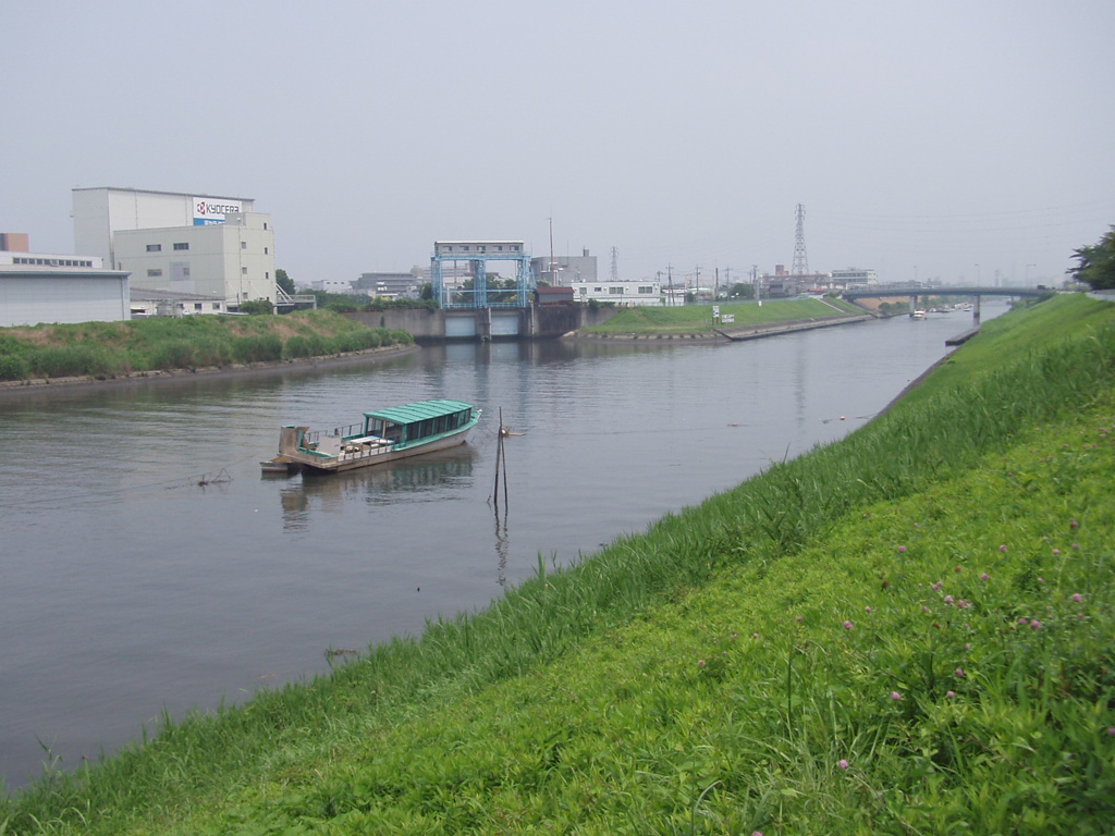 太公望の似合う川 芝川 榎木橋 東京凸凹ラビリンス徘徊記by電チャリ 太公望の似合う川 芝川 榎木橋 東京凸凹ラビリンス徘徊記by電チャリ