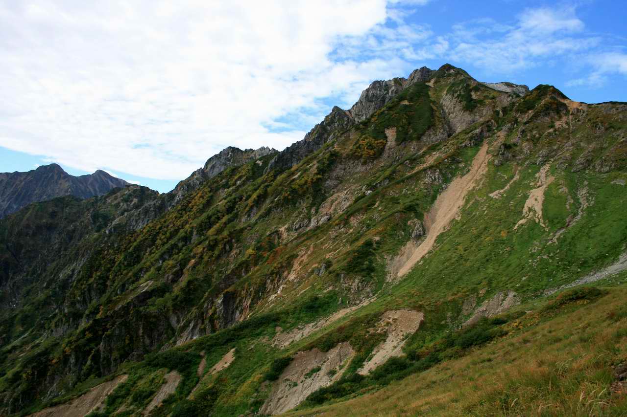 五竜岳から遠見尾根を下る　（３日目）_e0110500_19503037.jpg