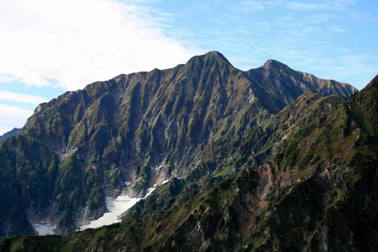 五竜岳から遠見尾根を下る　（３日目）_e0110500_19505765.jpg