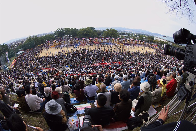 新居浜太鼓祭　その２　山根公園かきくらべ　20081017_a0050572_16142548.jpg