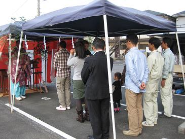 天神町の家　地鎮祭_d0005380_10364185.jpg