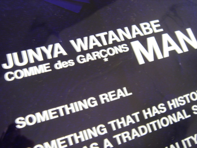 \"JUNYA WATANABE MAN 2009 春夏入荷!\"_a0106202_20463311.jpg