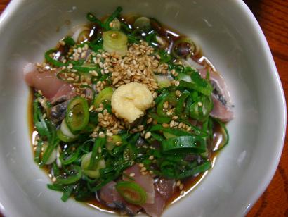 ニギスと焼き豆腐の煮付け 青梗菜添え 有明の蟹漬けで酒も飯も止まらん ちょんまげぶろぐ 2