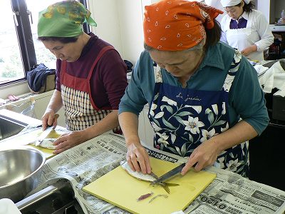 戸板女性学級　第4回　金沢・季節の地物魚を料理する_b0114193_1903039.jpg