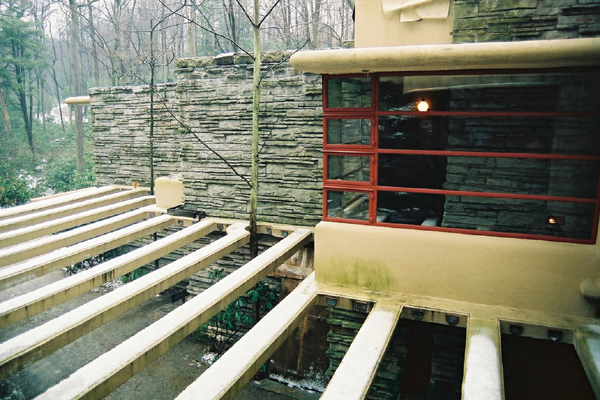 125 カウフマン邸 落水荘 Fallingwater 1935 F Ll Wright Mill Run Pennsylvania Usa No 28 34 近代建築ゼミ Modern Architecture