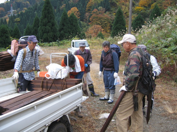 荒島岳　登山道付け替え作業_d0103314_23372047.jpg