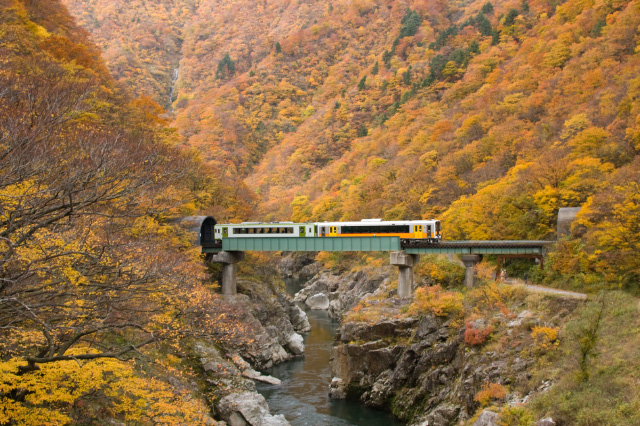 山形県 小国町 赤芝峡 ニイガタ越後 旬の撮影地