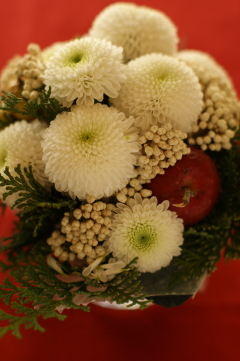フラワーアレンジ@11月Dish Class_b0065587_16444381.jpg