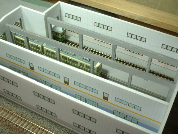 極楽寺検車区モジュール 車庫の製作_a0049073_1102965.jpg
