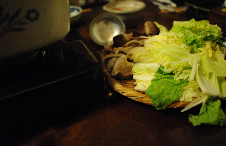 シーズン初の鍋＠晩飯_d0056382_11292756.jpg