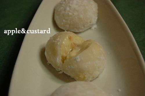 チョコバナナ&アップルカスタード大福♪_e0117436_2345986.jpg