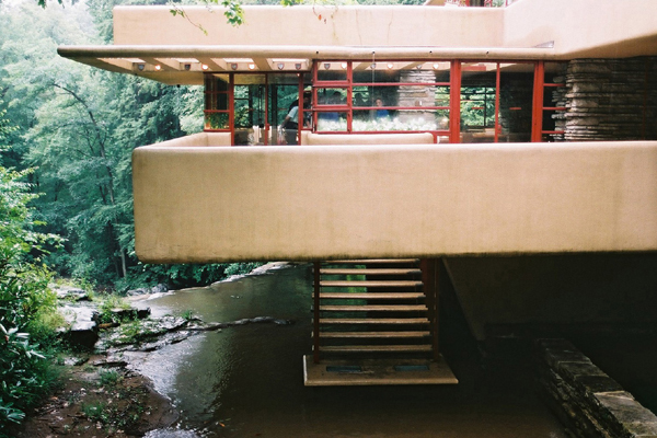 125 カウフマン邸 落水荘 Fallingwater 1935 F Ll Wright Mill Run Pennsylvania Usa No 10 34 近代建築ゼミ Modern Architecture