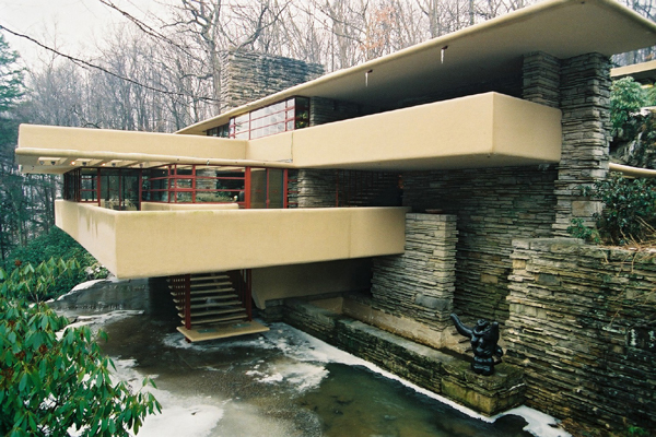 125 カウフマン邸 落水荘 Fallingwater 1935 F Ll Wright Mill Run Pennsylvania Usa No 7 34 近代建築ゼミ Modern Architecture