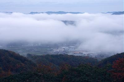 雲海?朝霧?_c0092689_19564859.jpg