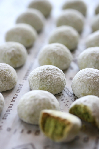抹茶のスノーボールクッキー Donchan S Cafe 抹茶のスノーボールクッキー Donchan S Cafe