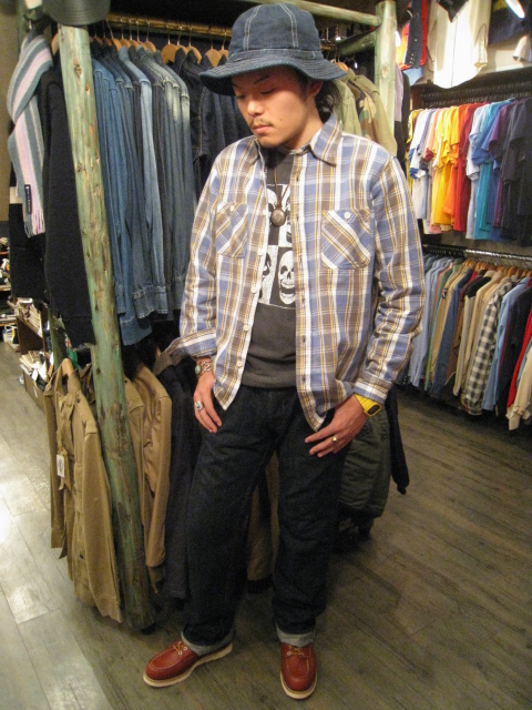 CAMCO【カムコ】Vinteage type heavy-weight Nel Shirts入荷_d0148259_1959724.jpg